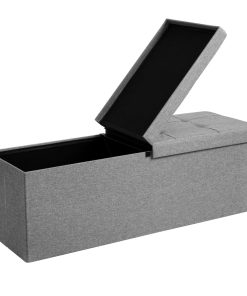 Storage Ottoman with Flip-Up Lid