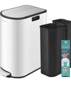 Garbage Can with Wing Lids