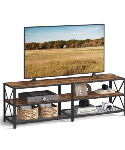VASAGLE TV Stand. TV Console for TVs Up to 75 Inches. TV Table. 70.1 Inches Width. TV Cabinet with Storage Shelves