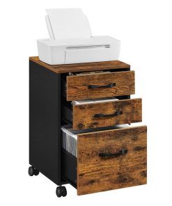 3 Drawers Filling Cabinet with Wheels