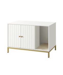 Litter Box Enclosure with Removable Divide