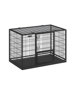 Heavy-Duty Dog Crate with Removable Tray