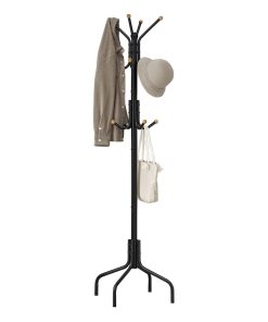 Metal Freestanding Coat Rack with 12 Hooks
