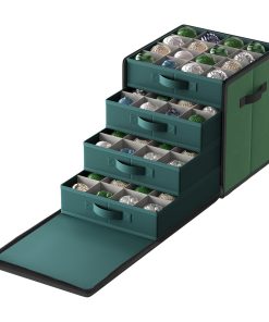 64-Slot Christmas Ornament Storage Box