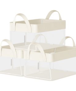 Fabric Storage Baskets Set of 3