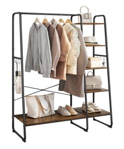 Clothing Rack with Shoe Shelf