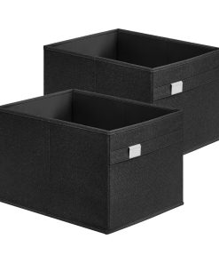 Set of 2 Storage Baskets with Double Handles