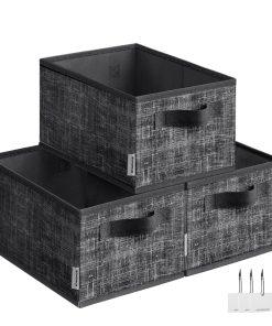 Set of 3 Fabric Storage Bins
