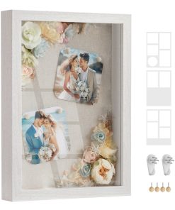 A4 Shadow Box Frame with Wood Push Pins