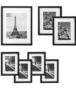 SONGMICS Picture Frames with 7 Mats