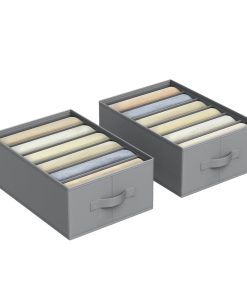 Large 6-Compartment Foldable Clothes Organizers