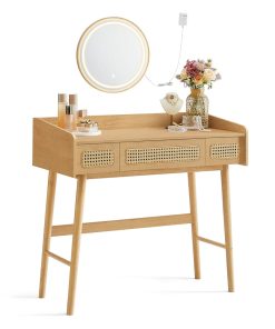 BOHOVEN Collection - Vanity Desk with Mirror and Lights